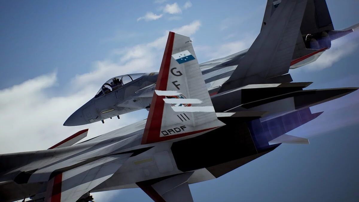 Ace Combat 7: Skies Unknown — Раскраска Infinite для самолета XFA-27