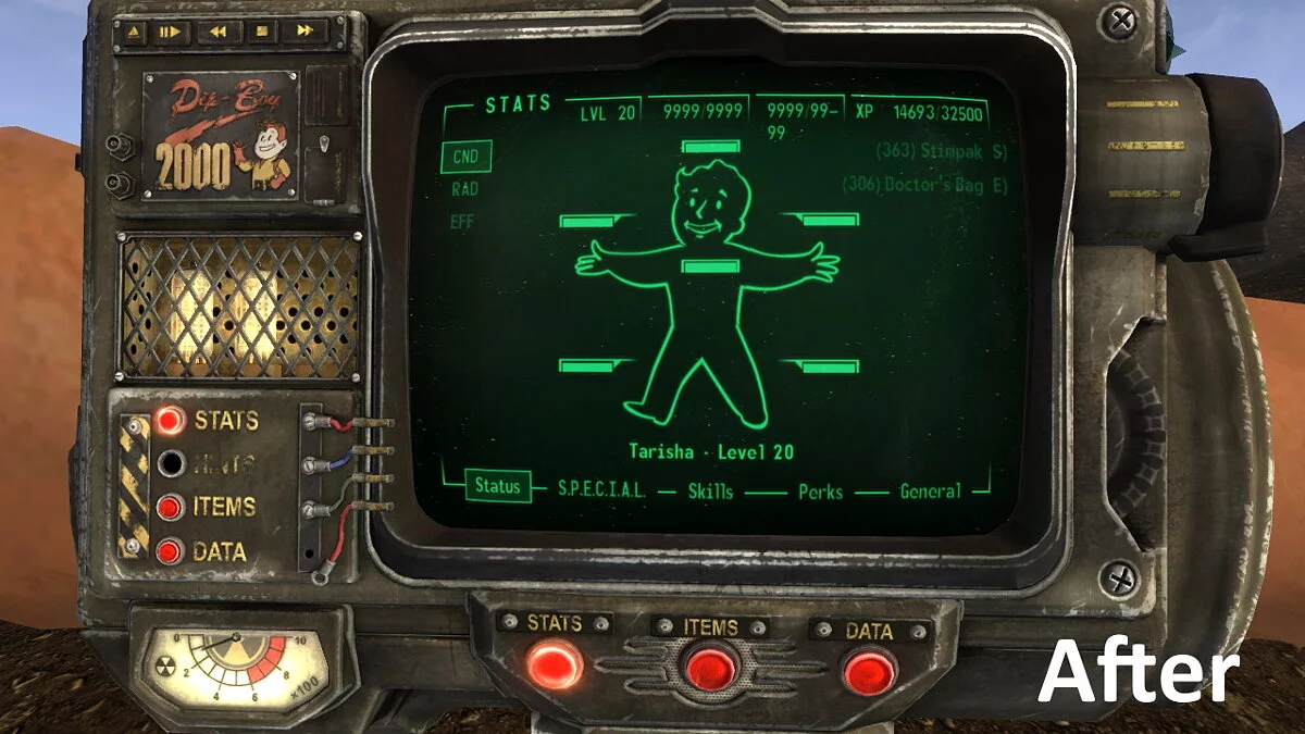 Fallout: New Vegas — Дополнительные кнопки Frontier Pip-Boy 2000