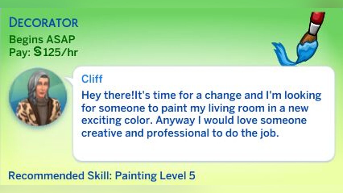 The Sims 4 — Работа декоратором