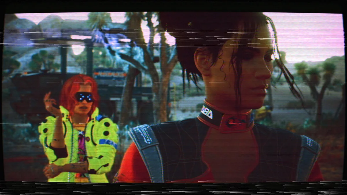 Cyberpunk 2077 — Графика как на видеокассете