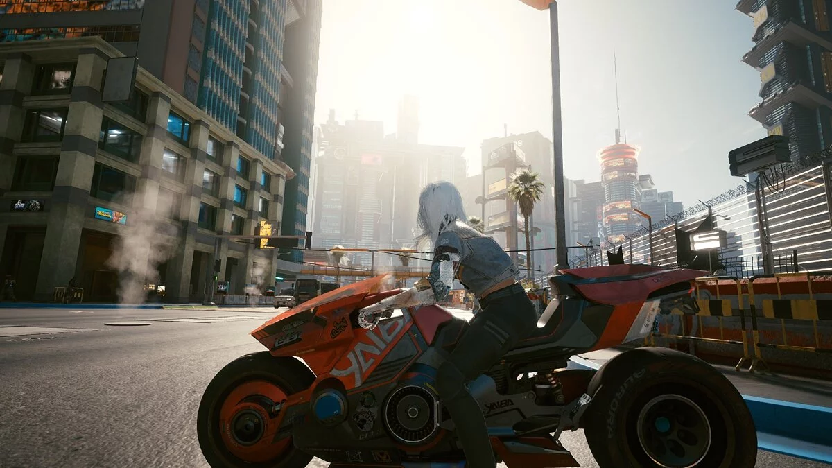 Cyberpunk 2077 — Белые волосы для Ви