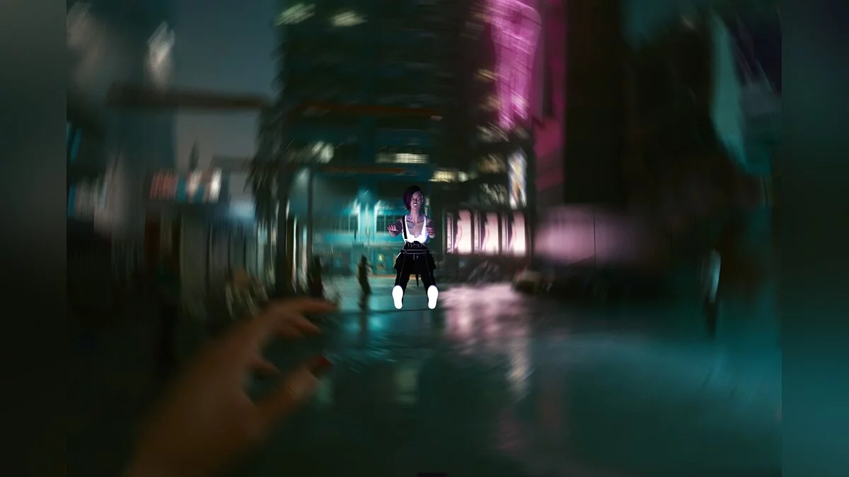 Cyberpunk 2077 — Толкайте NPC