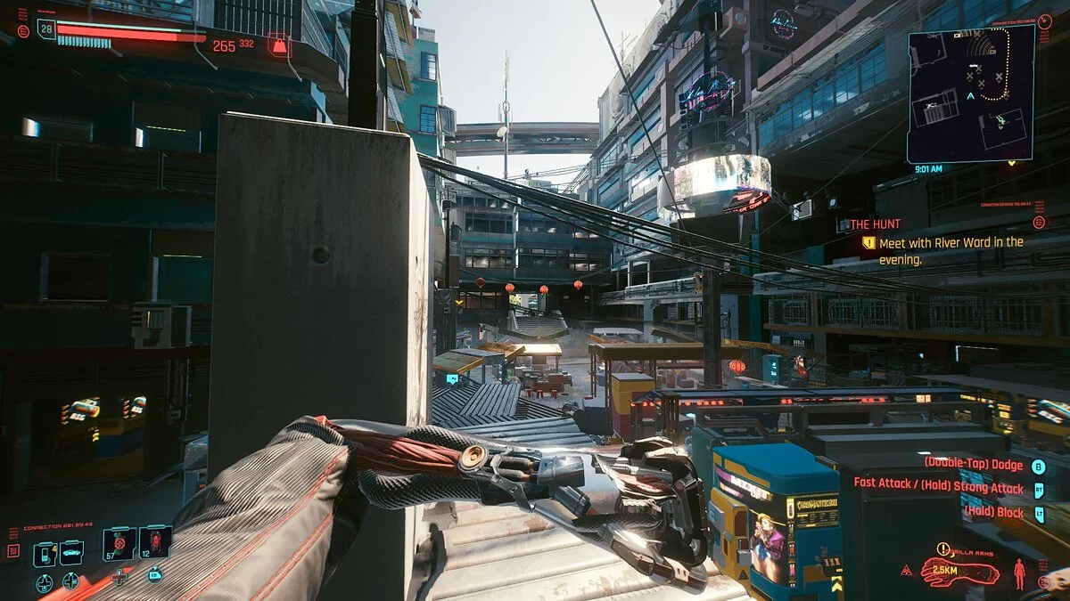 Cyberpunk 2077 — Новые текстуры рук (хром)