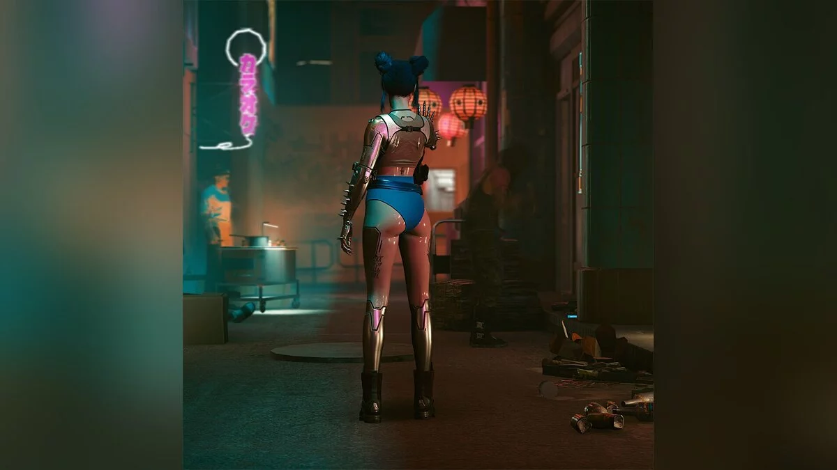 Cyberpunk 2077 — Пластиковое тело и голова