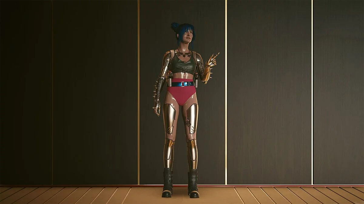 Cyberpunk 2077 — Пластиковое тело и голова