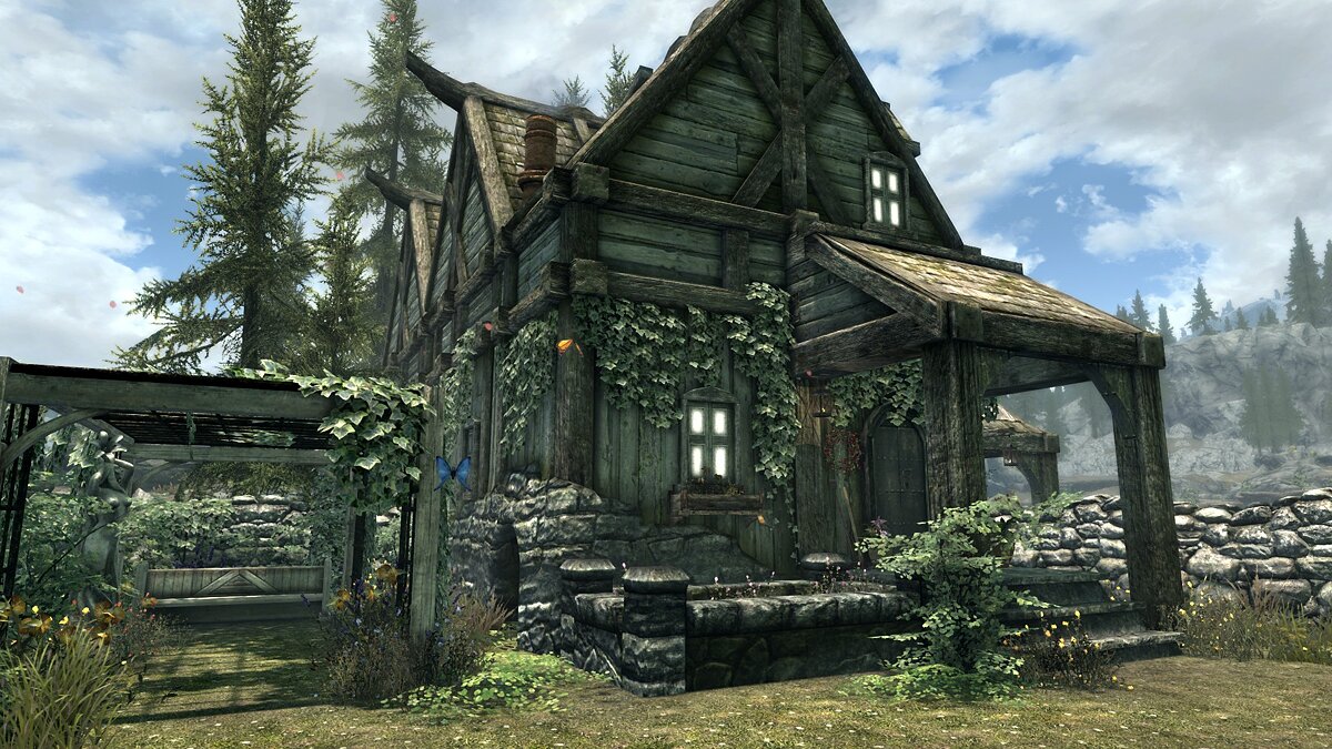 Elder Scrolls 5: Skyrim Special Edition — Уютный домик для писателя