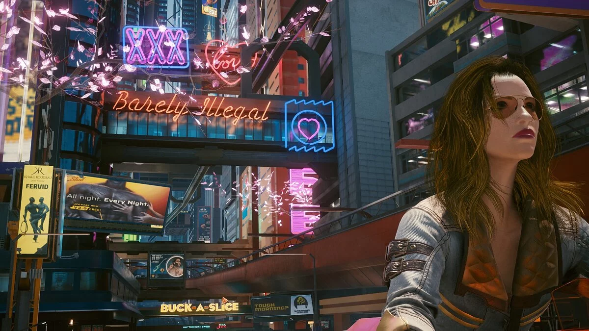 Cyberpunk 2077 — 4 цвета для волос