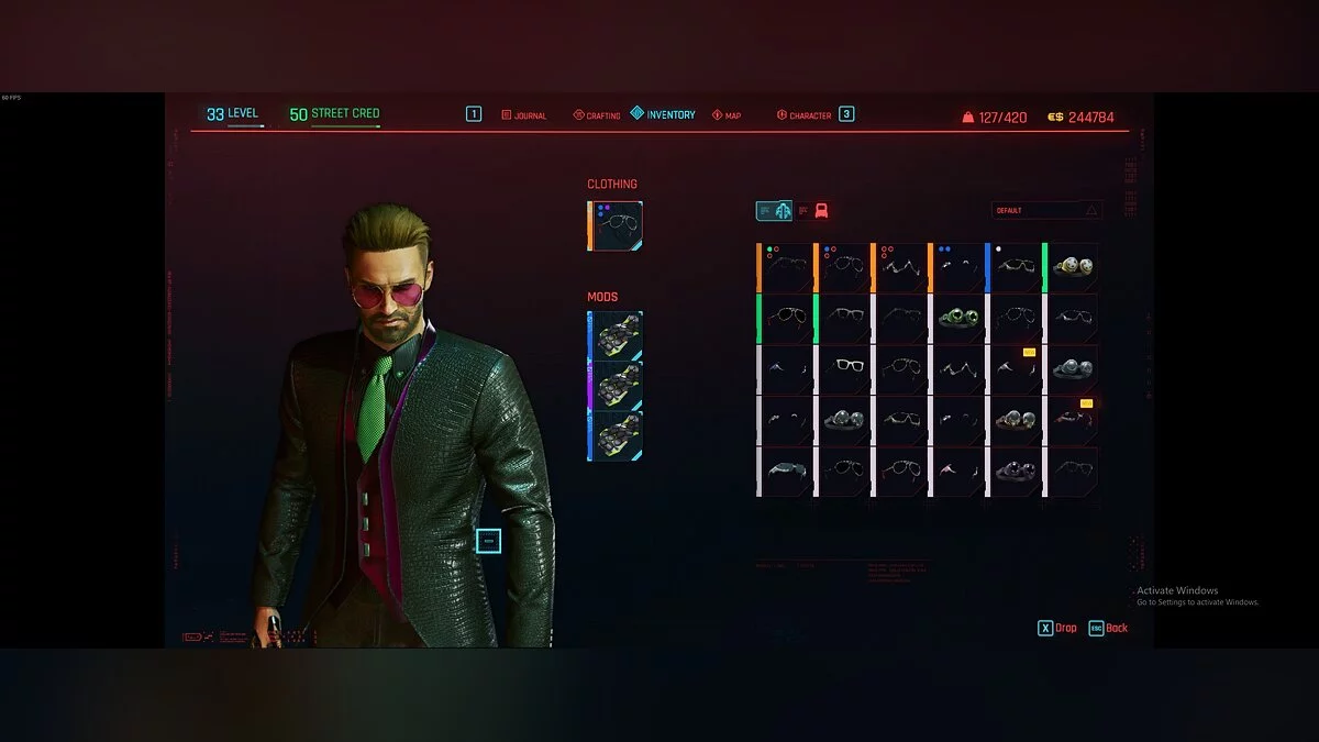 Cyberpunk 2077 — Все очки в инвентаре