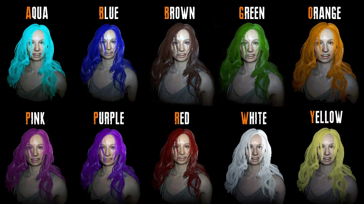 Resident Evil 7 Biohazard — Изменение цветов для Мии