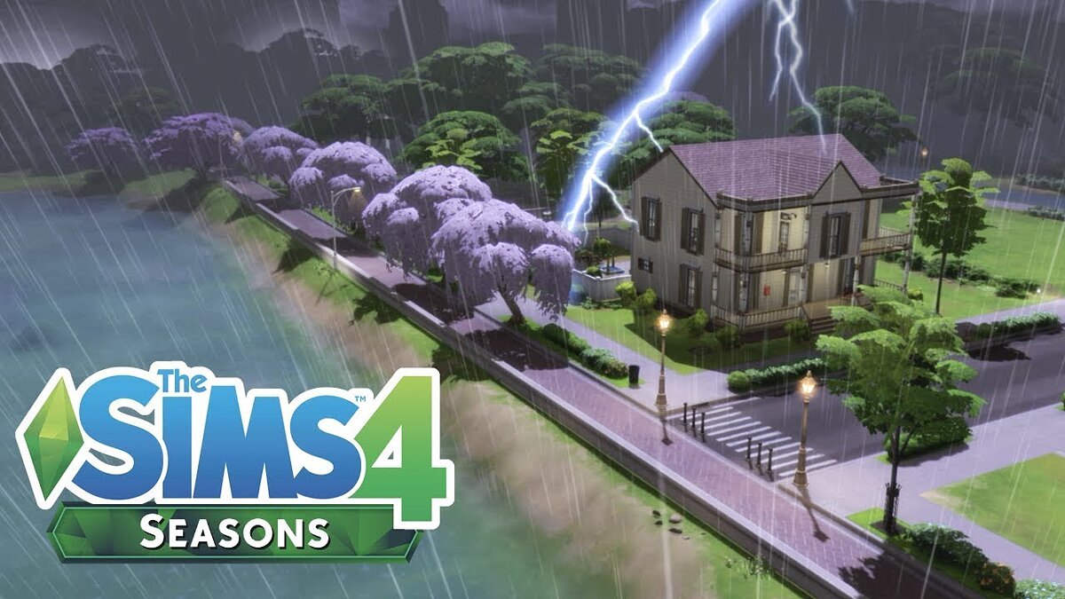 The Sims 4 — Только дети бегут в дом при плохой погоде (22.01.2021)