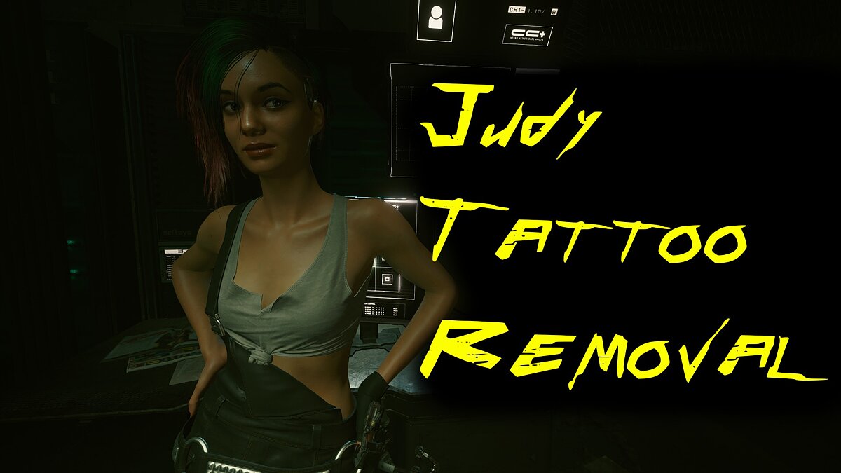 Cyberpunk 2077 — Джуди без татуировок