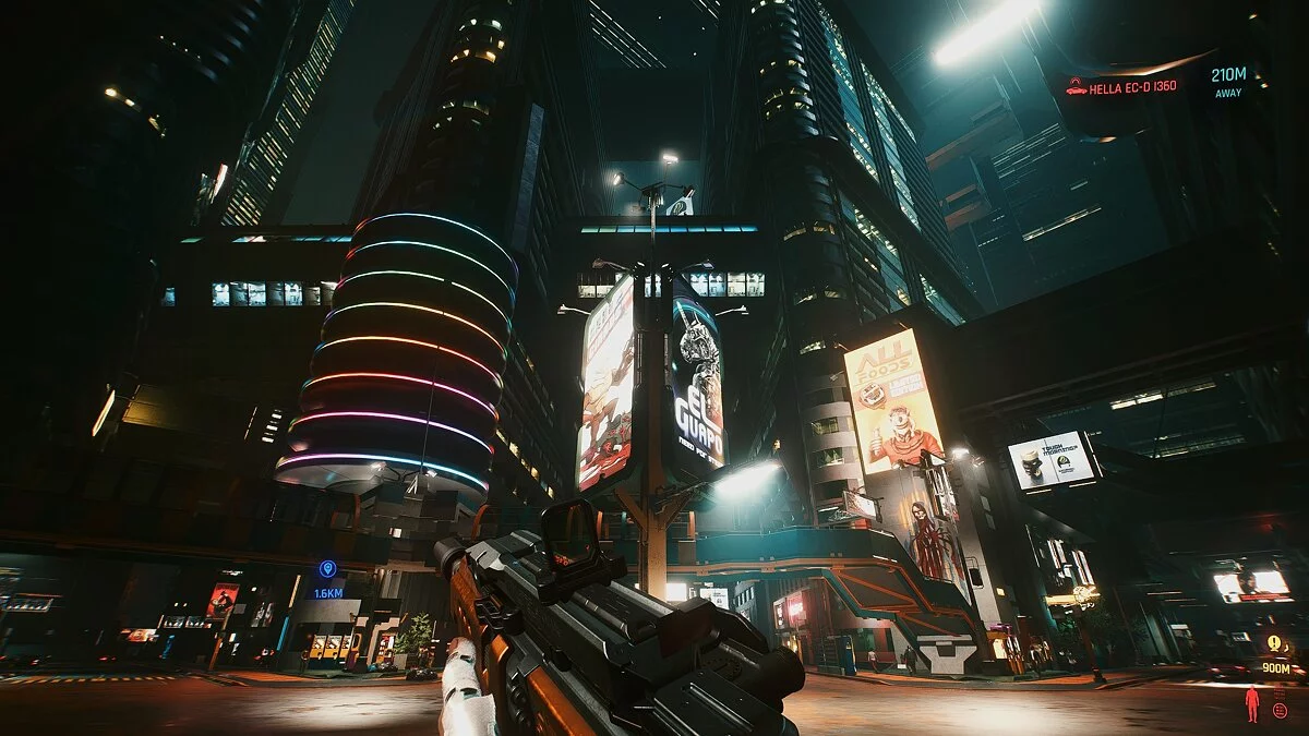 Cyberpunk 2077 — Эффекты HDR