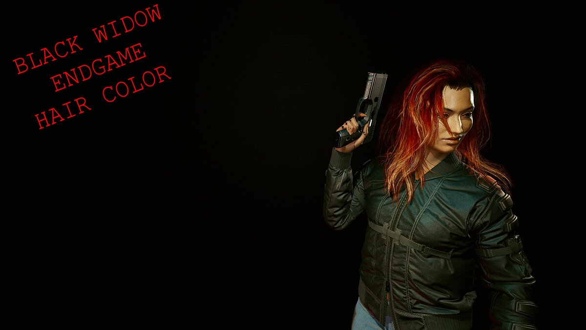 Cyberpunk 2077 — Цвет волос Черной вдовы из фильма «Мстители. Финал»
