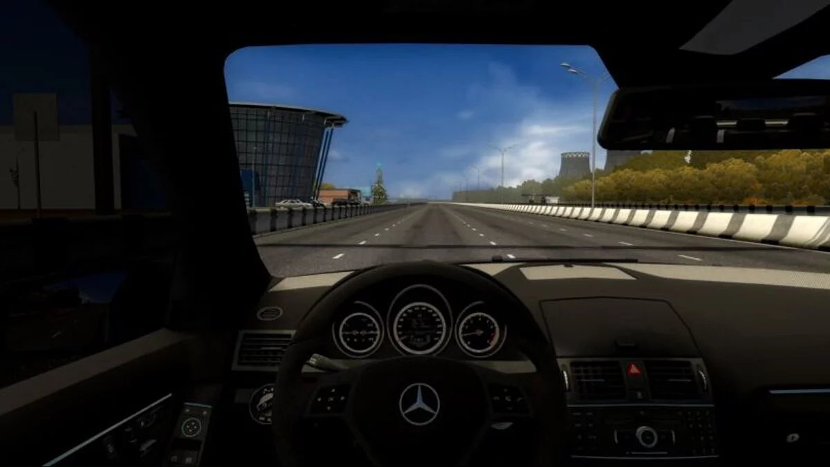 City Car Driving — Mercedes-Benz C180 W204