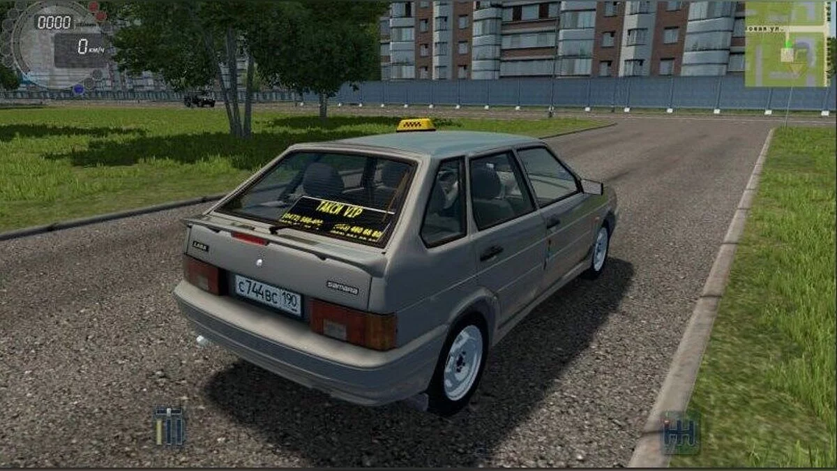 City Car Driving — ВАЗ 2114 Такси