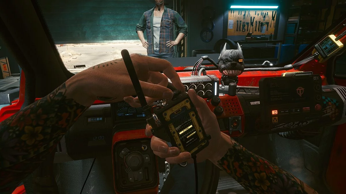 Cyberpunk 2077 — Тату рукава для мужчины Ви