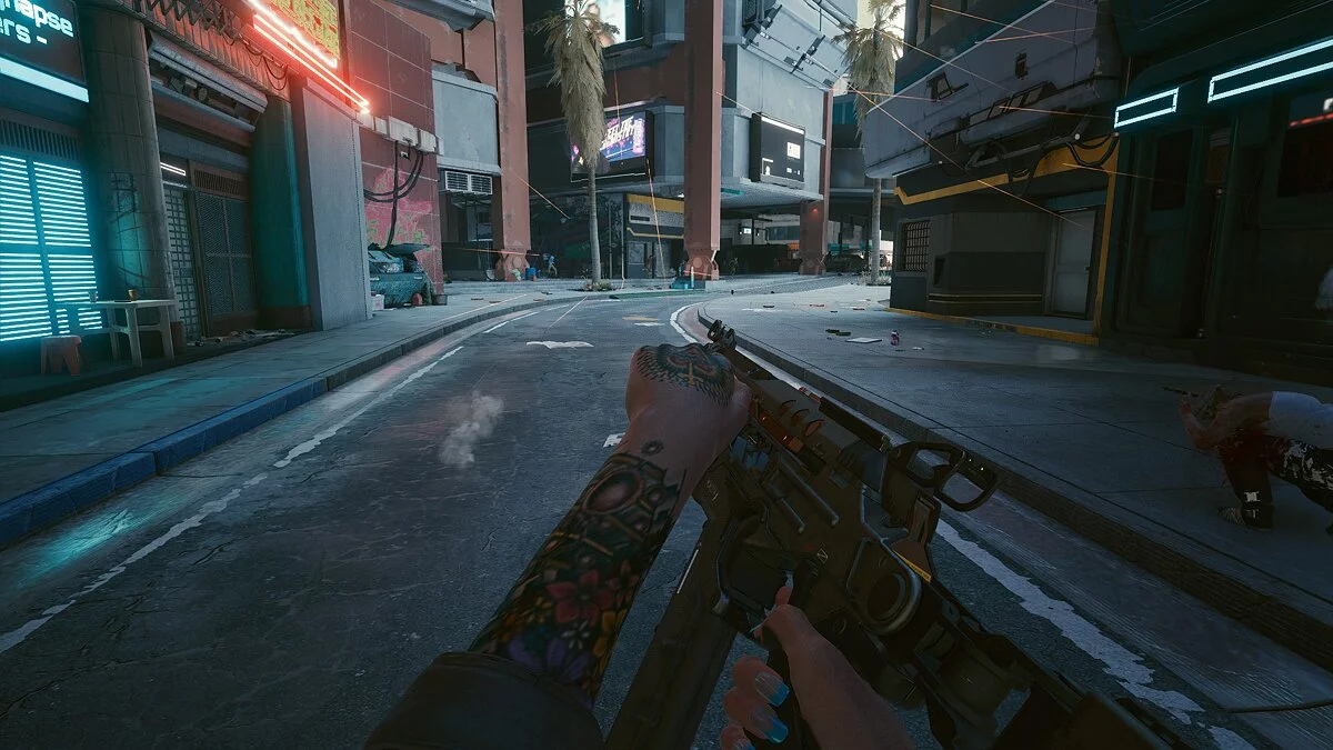 Cyberpunk 2077 — Тату-рукава для девушки Ви