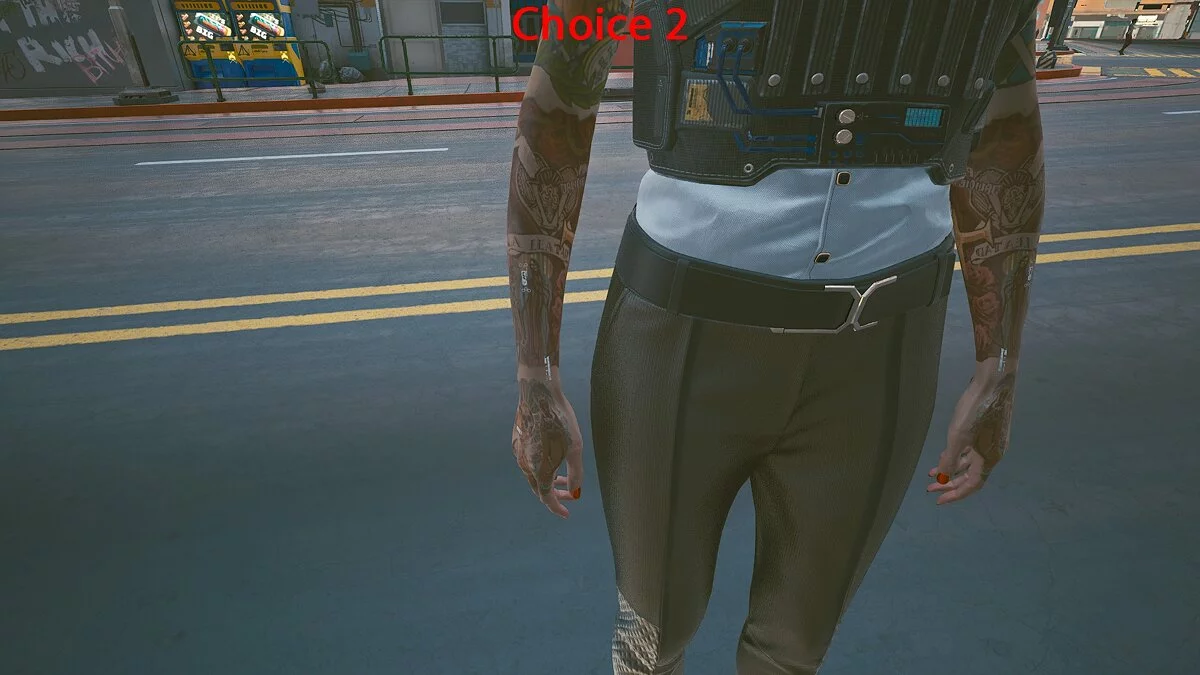 Cyberpunk 2077 — Новая татуировка на руке