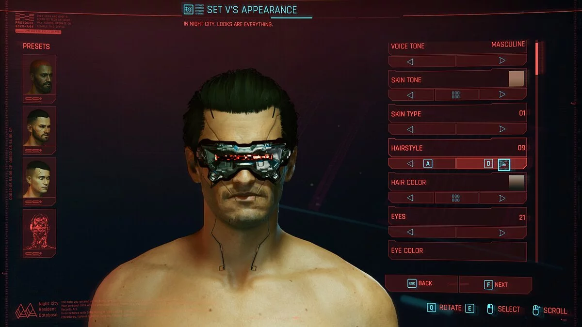 Cyberpunk 2077 — Расширенная настройка Ви