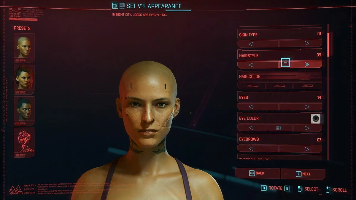 Cyberpunk 2077 — Новые татуировки на лице