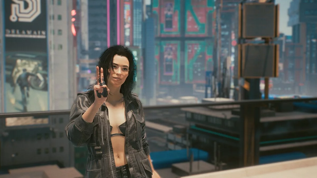 Cyberpunk 2077 — Рэйвен - пресет для Ви