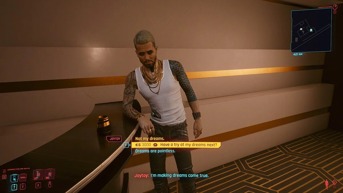 Cyberpunk 2077 — Керри Евродайн вместо Джой тойс