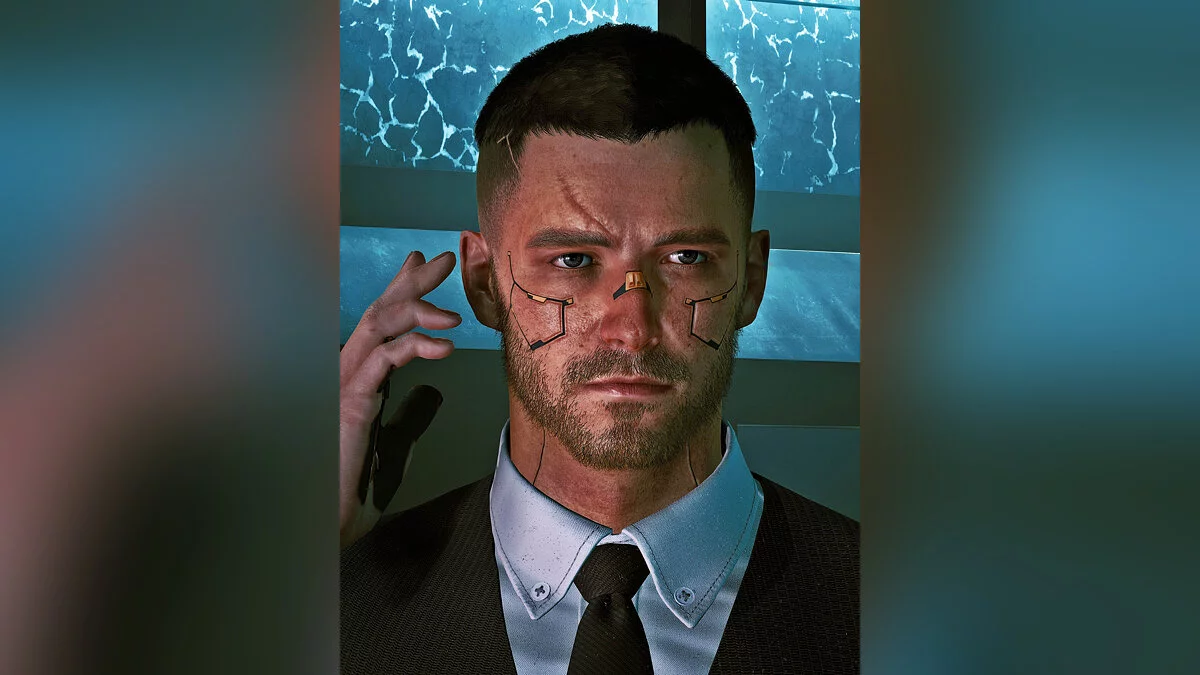 Cyberpunk 2077 — Красивый парень Ви