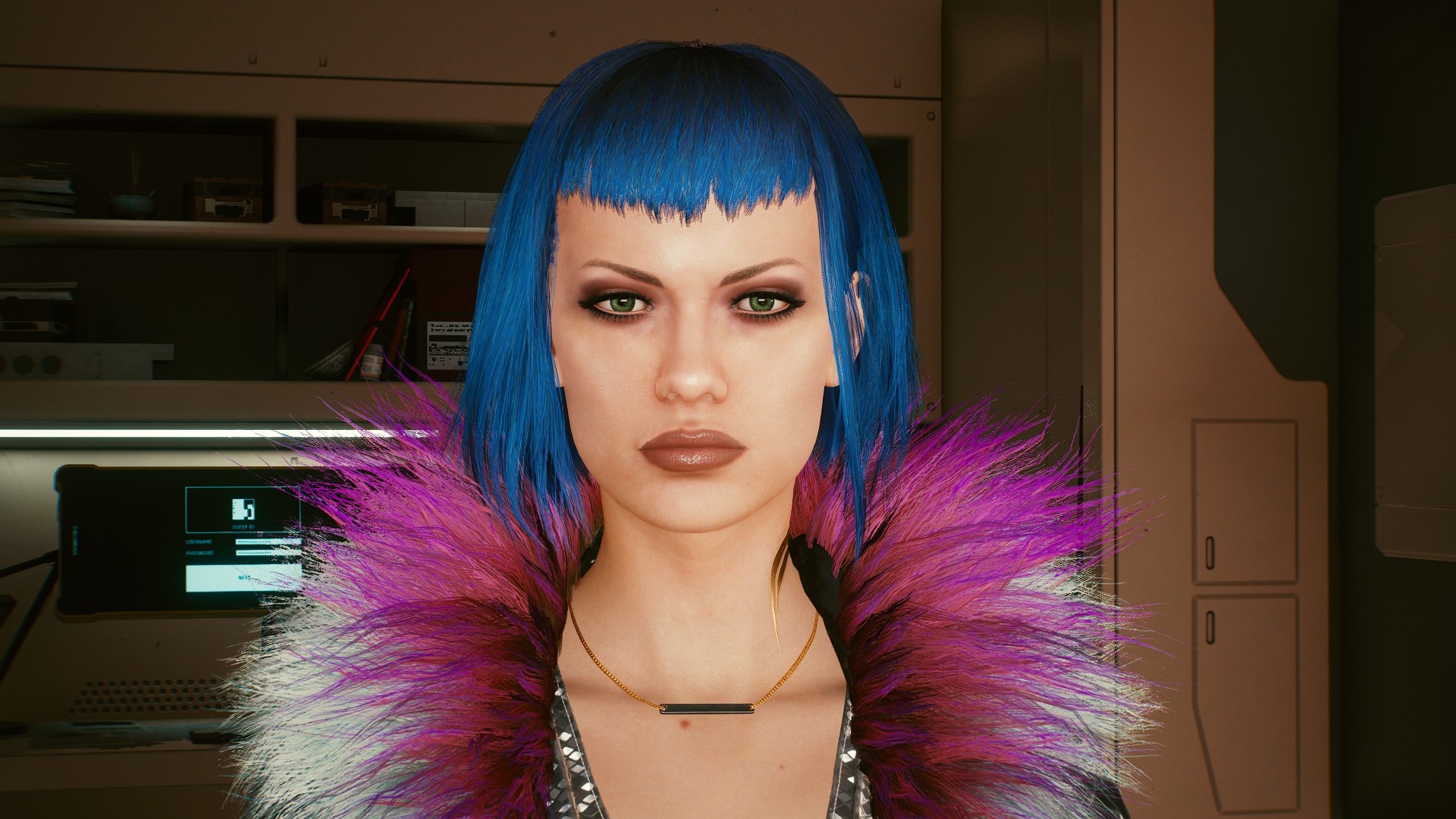 Cyberpunk hair mod фото 30