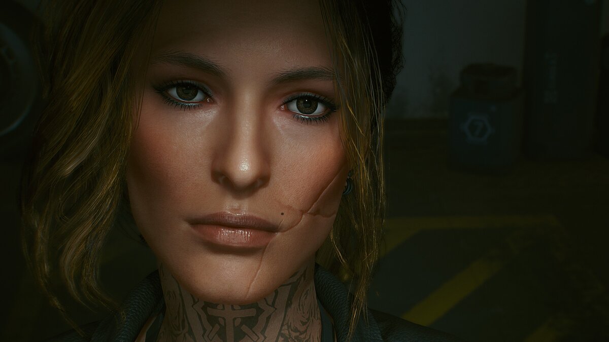 Cyberpunk 2077 — Реалистичная кожа лица