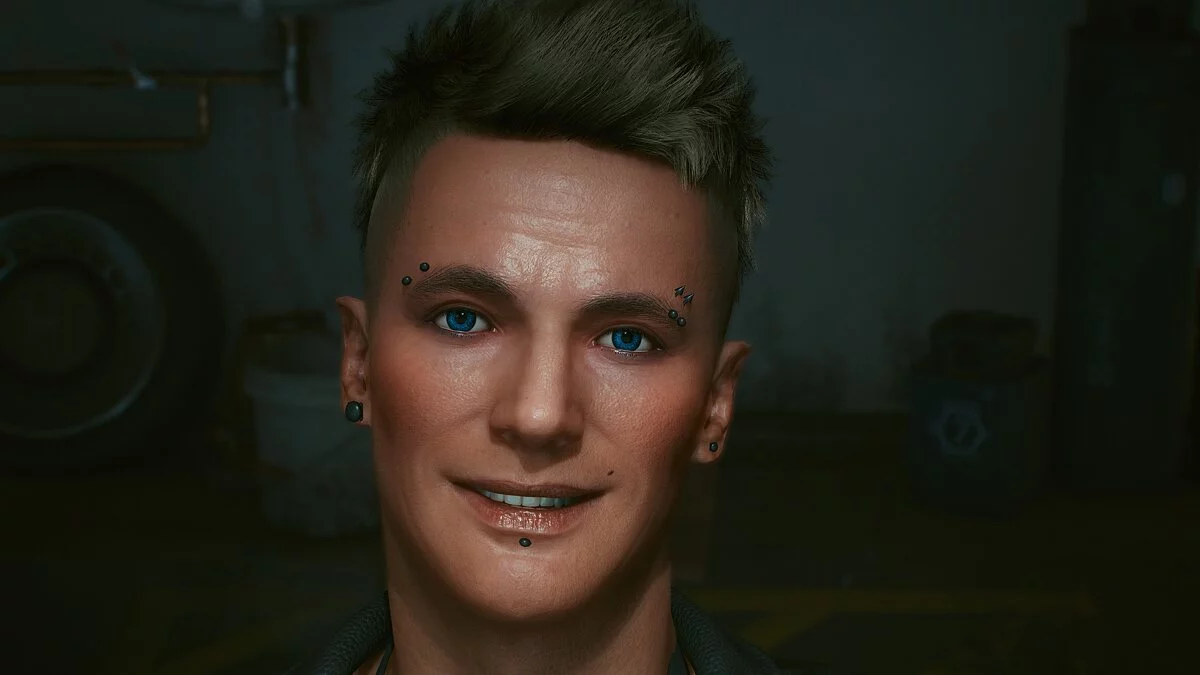 Cyberpunk 2077 — Изменения мужского цвета лица
