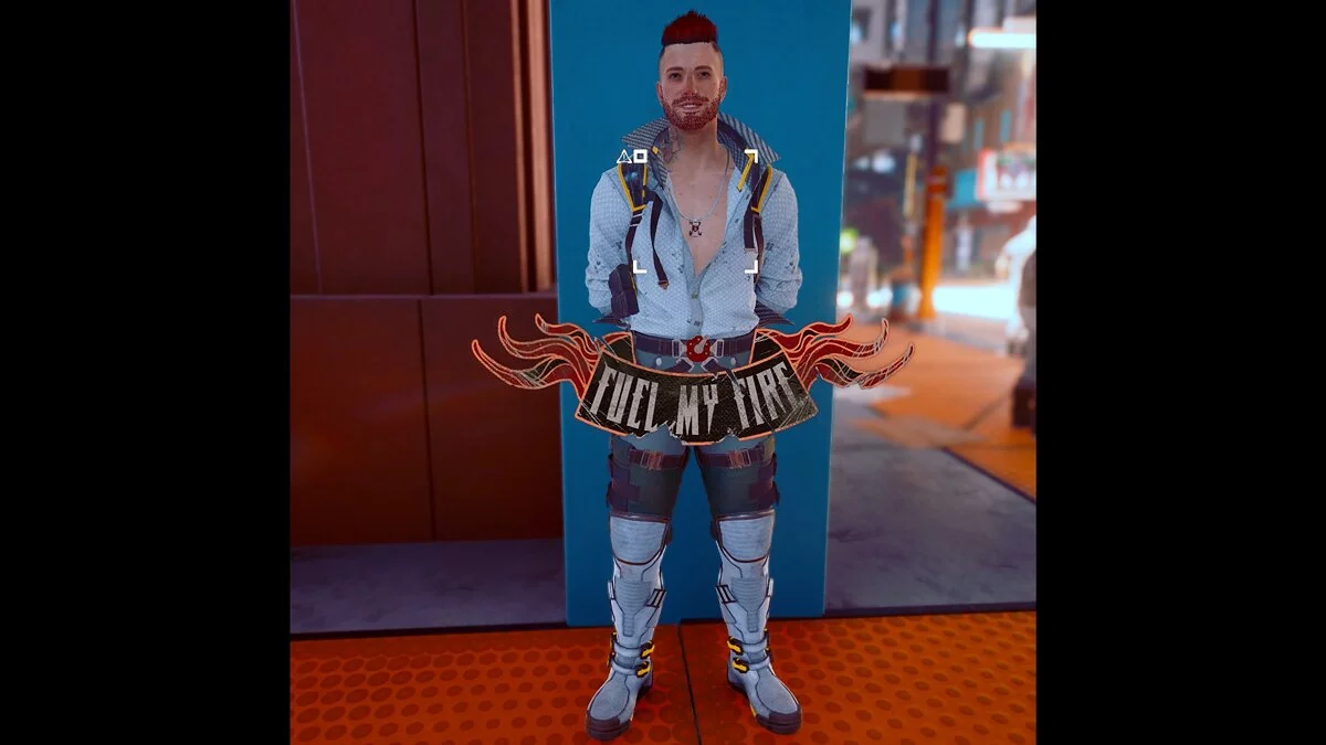 Cyberpunk 2077 — Кулон с пулей вместо очков на шее