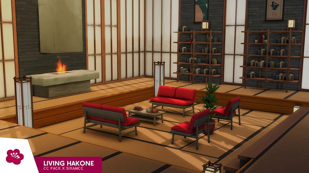 The Sims 4 — Пользовательский каталог — Living Hakone CC Stuff Pack