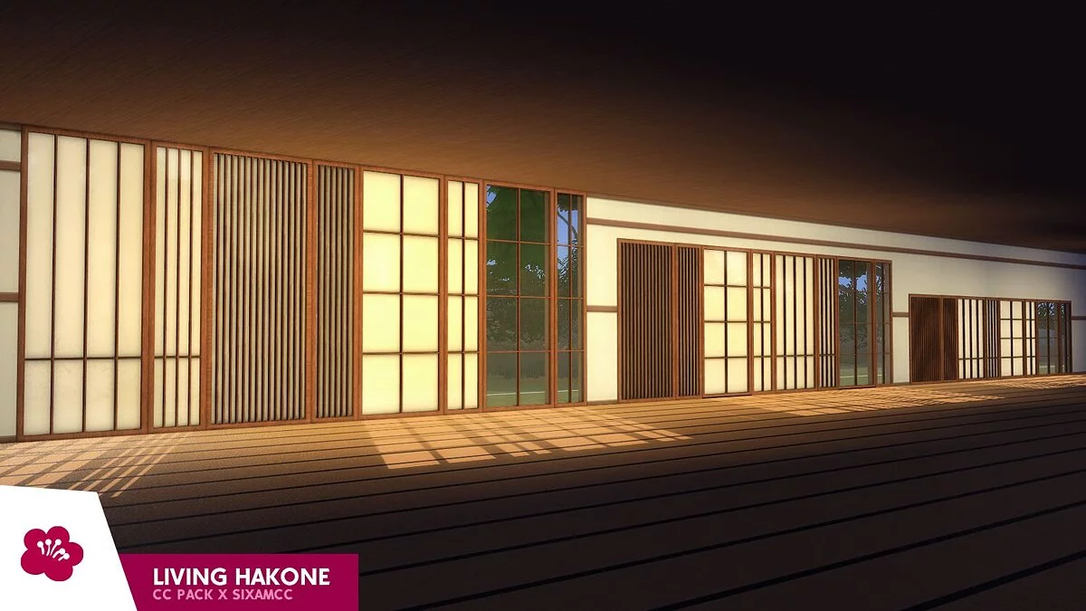 The Sims 4 — Пользовательский каталог — Living Hakone CC Stuff Pack