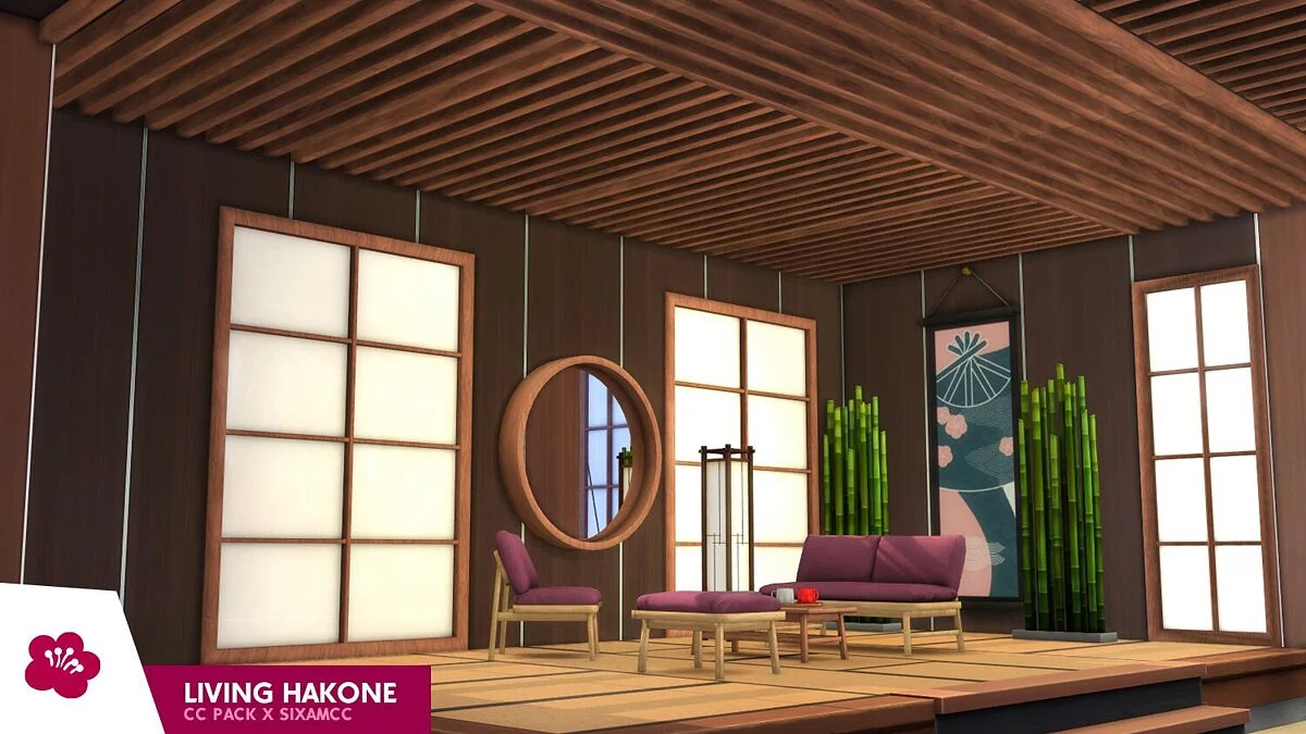 The Sims 4 — Пользовательский каталог — Living Hakone CC Stuff Pack