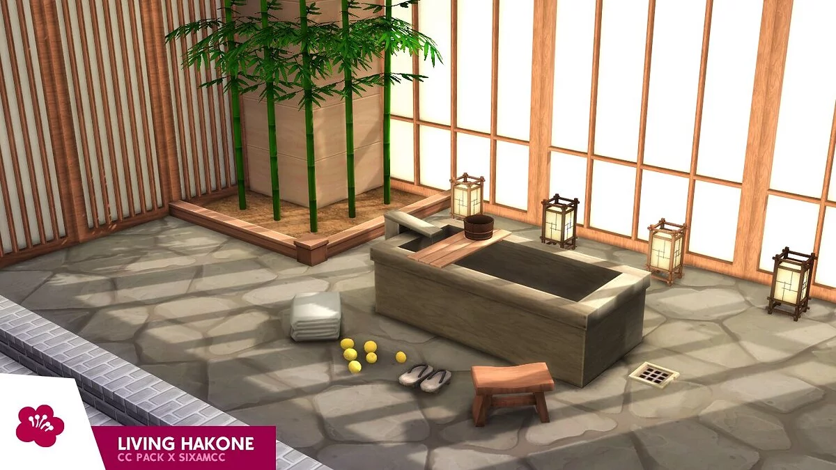 The Sims 4 — Пользовательский каталог — Living Hakone CC Stuff Pack