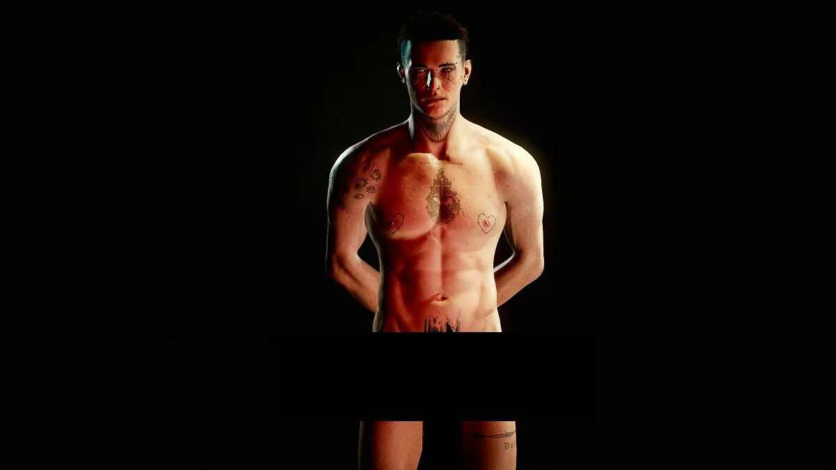 Cyberpunk 2077 — Татуировка на теле для мужчин и женщин