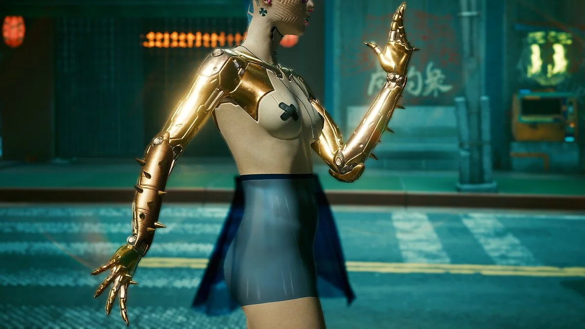 Cyberpunk 2077 — Разные варианты рук гориллы