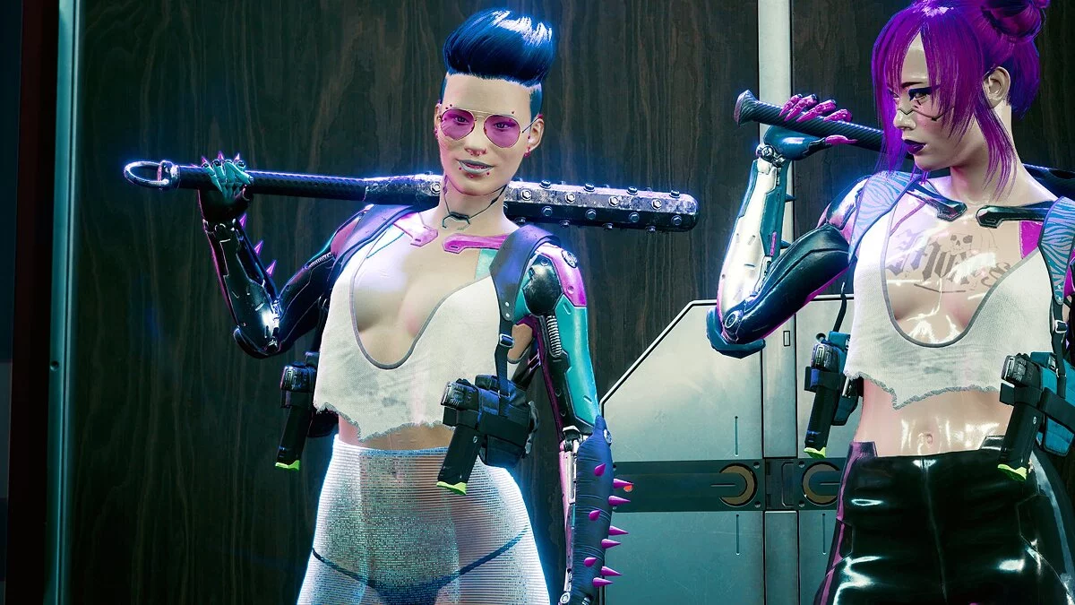 Cyberpunk 2077 — Разные варианты рук гориллы