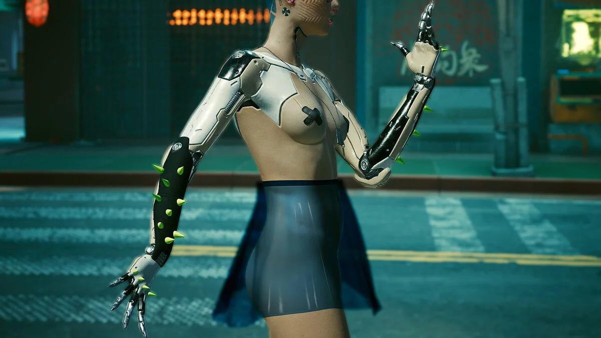 Cyberpunk 2077 — Разные варианты рук гориллы