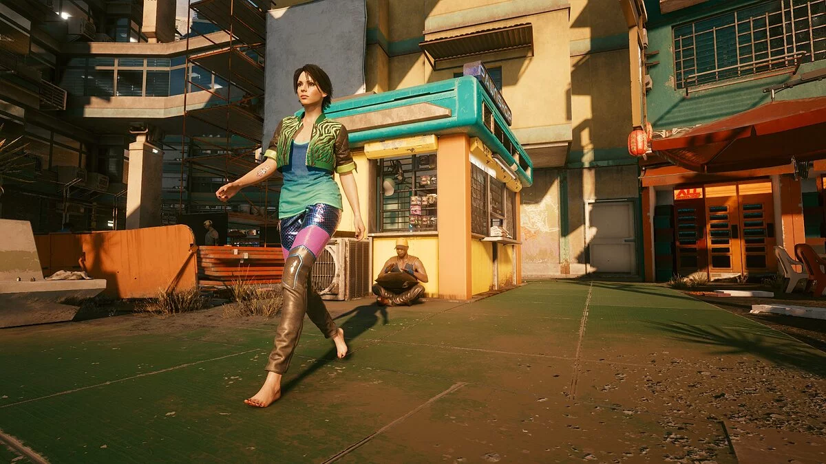 Cyberpunk 2077 — Сексуальные ступни девушки Ви