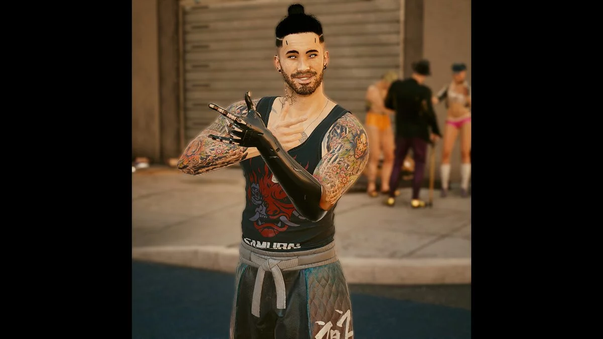 Cyberpunk 2077 — Черные руки гориллы