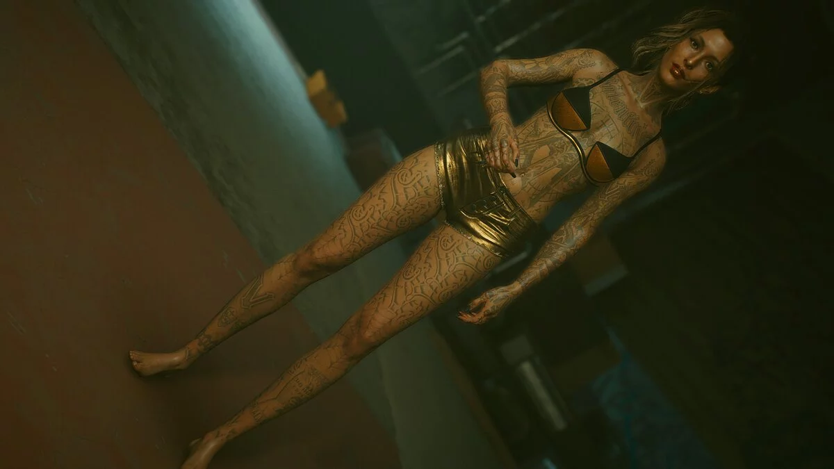 Cyberpunk 2077 — Татуировки Валентино Калы