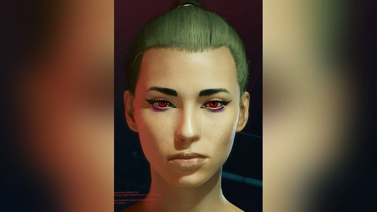 Cyberpunk 2077 — Макияж Эгел