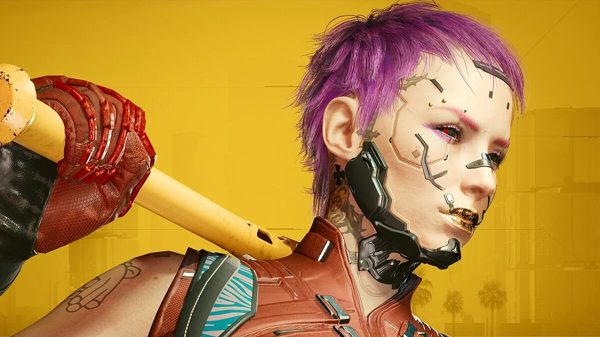 Cyberpunk 2077 — Кибер-импланты на лице