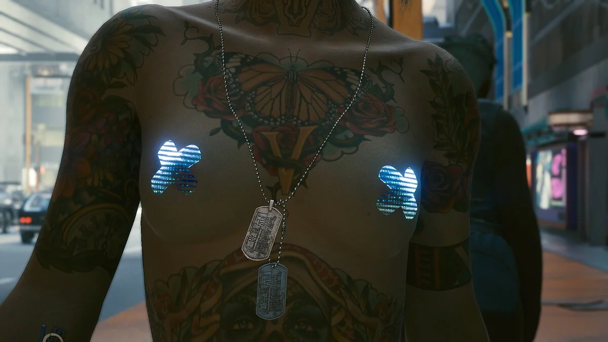 Cyberpunk 2077 — Голографическая модная одежда