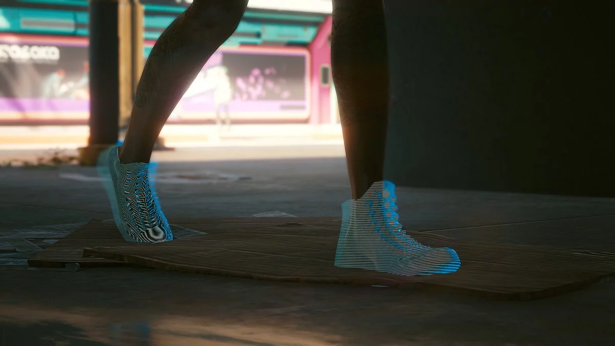 Cyberpunk 2077 — Голографическая модная одежда