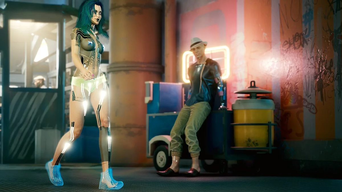 Cyberpunk 2077 — Голографическая модная одежда