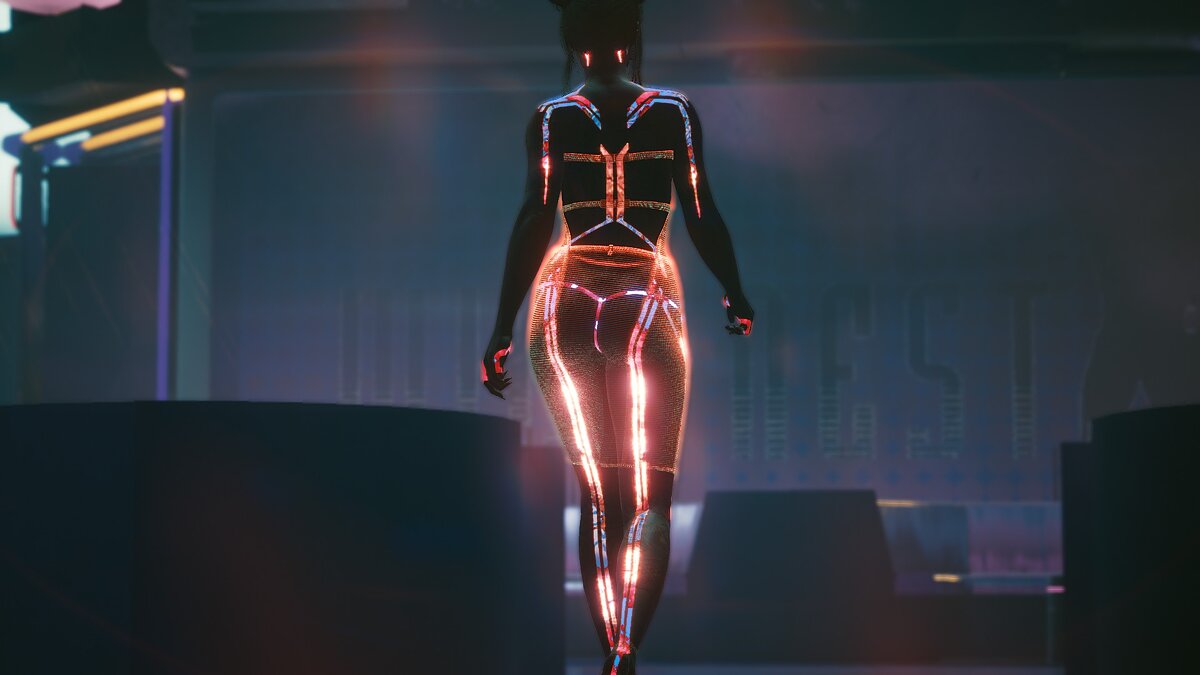 Cyberpunk 2077 — Голографическая модная одежда