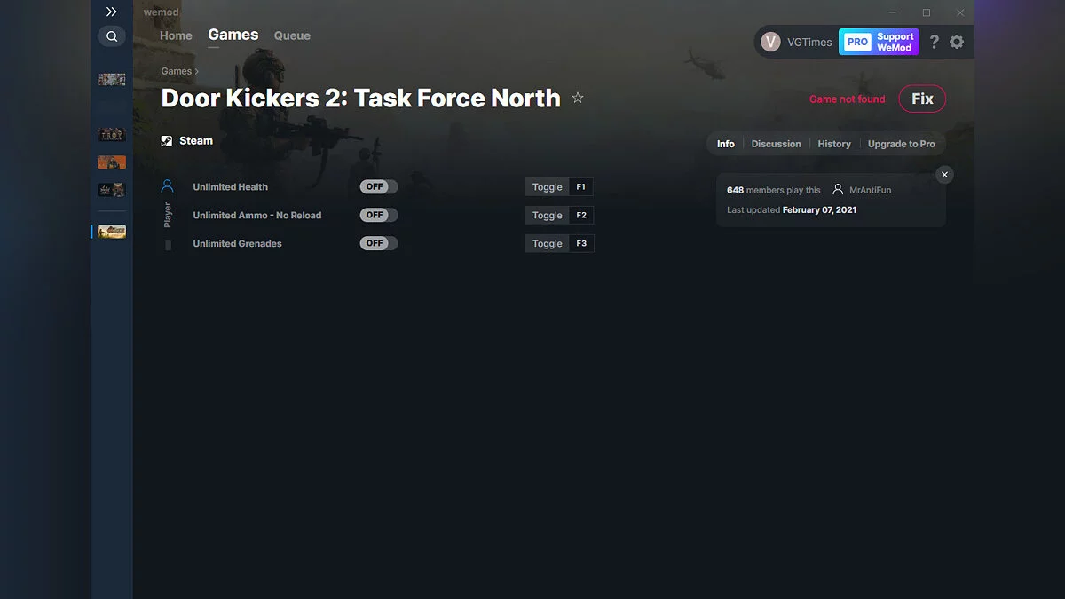 Door Kickers 2: Task Force North — Трейнер (+3) от 07.02.2021 [WeMod]