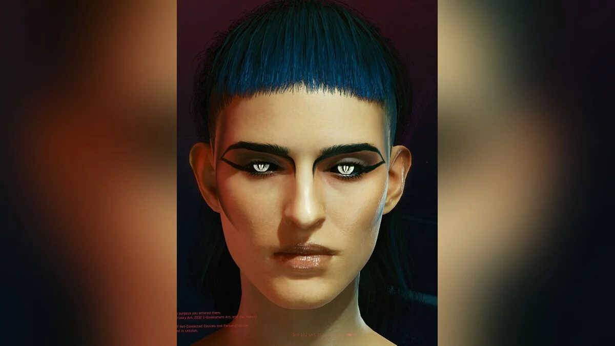 Cyberpunk 2077 — Готический макияж